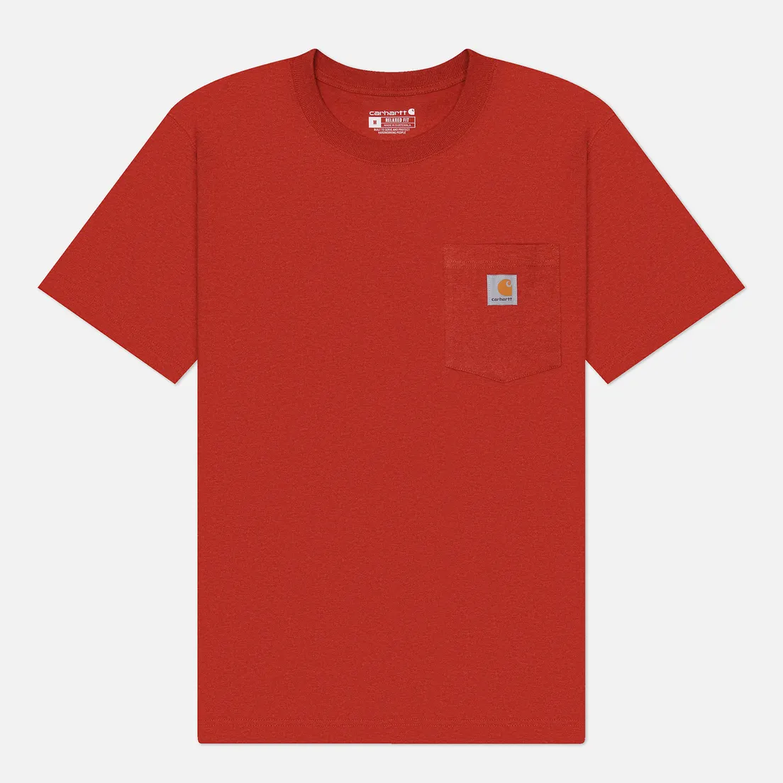 Carhartt Мужская футболка Relaxed Fit Heavyweight K87 Pocket
