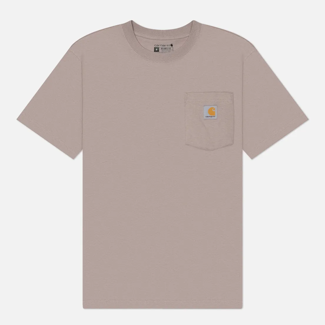 Carhartt Мужская футболка Relaxed Fit Heavyweight K87 Pocket