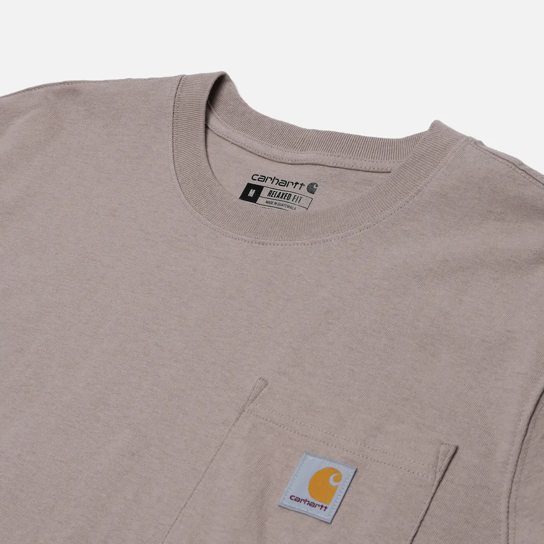 Carhartt Мужская футболка Relaxed Fit Heavyweight K87 Pocket
