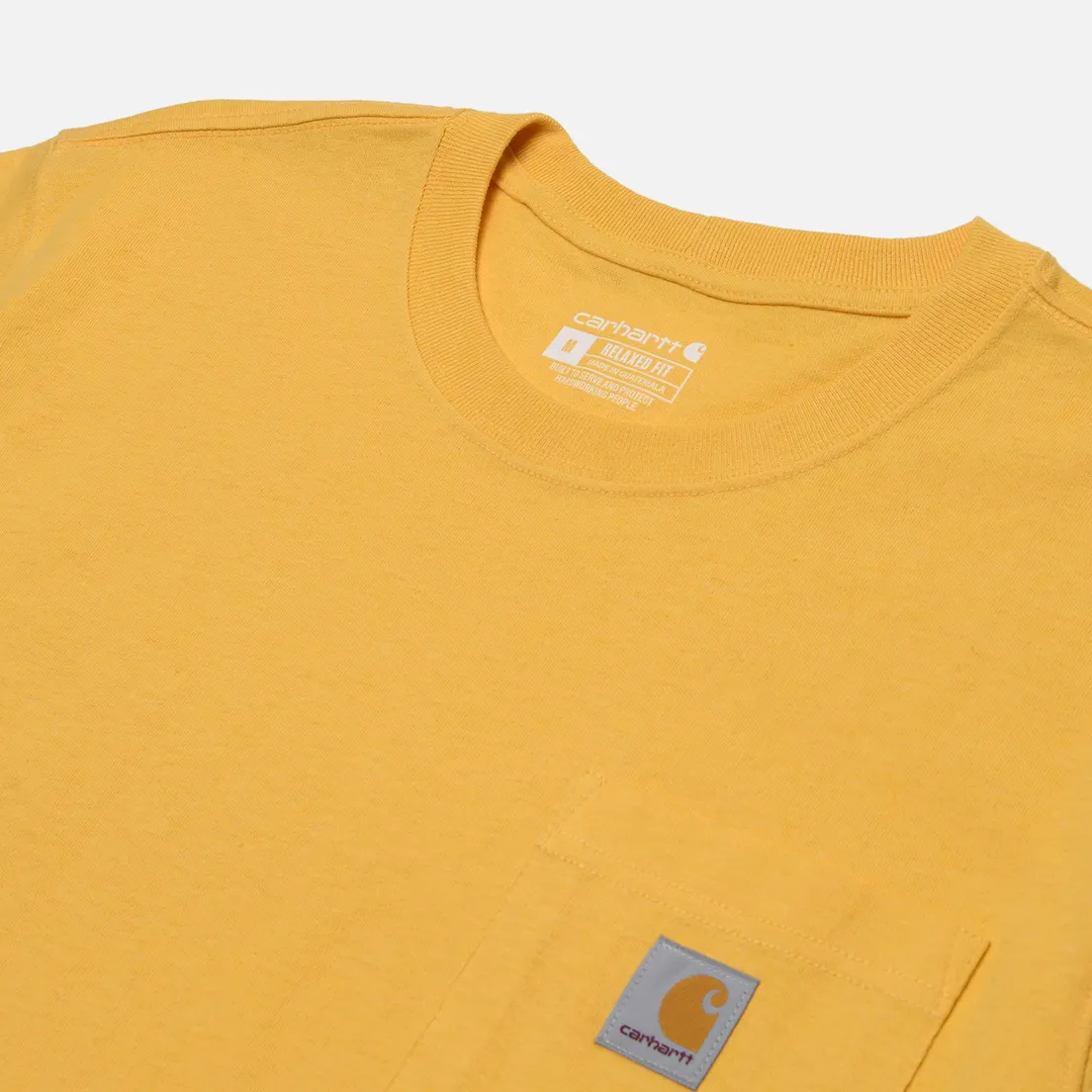 Carhartt Мужская футболка Relaxed Fit Heavyweight K87 Pocket