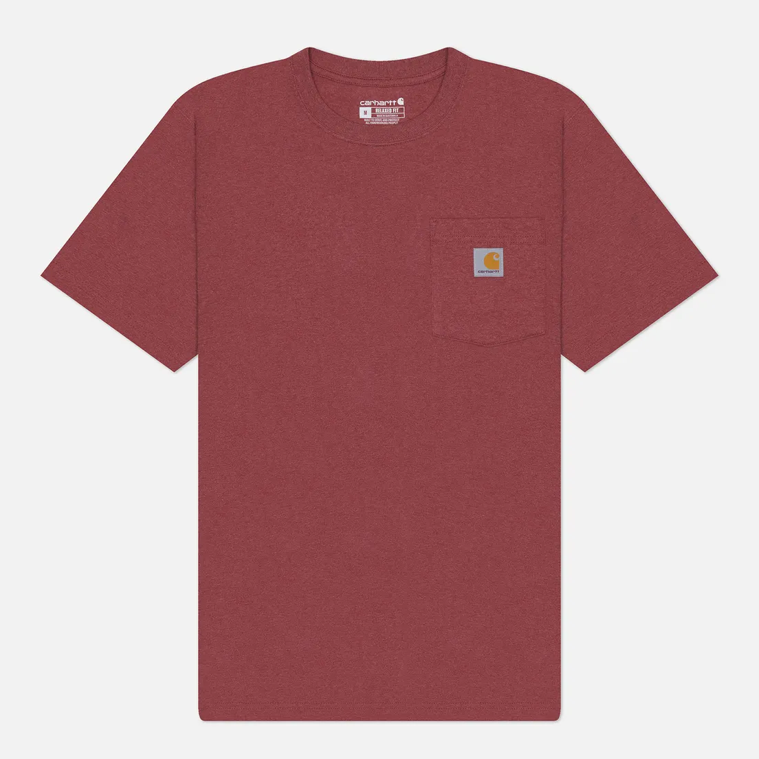 Carhartt Мужская футболка Relaxed Fit Heavyweight K87 Pocket