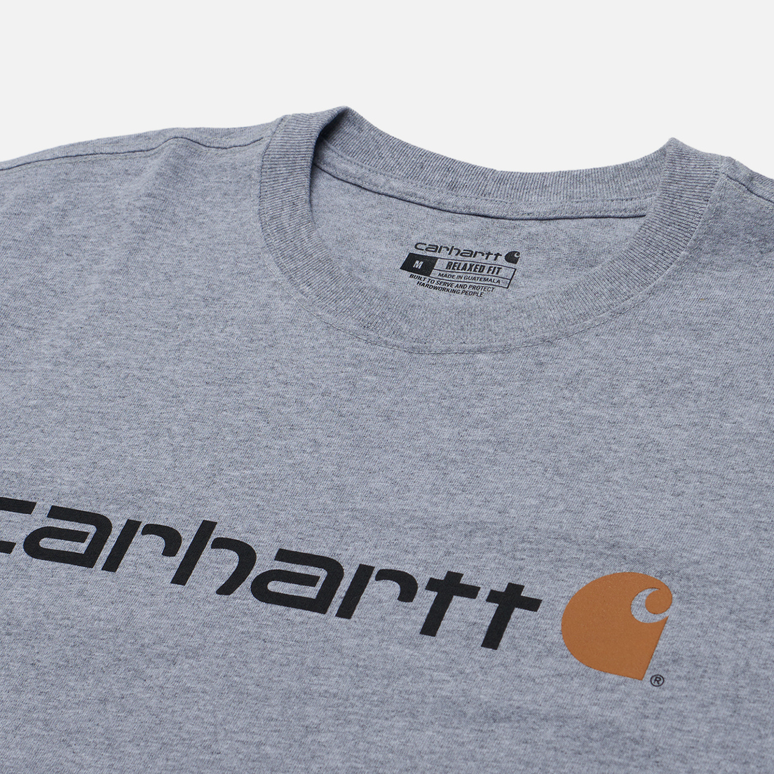 Carhartt Мужская футболка Relaxed Fit Heavyweight Logo Graphic