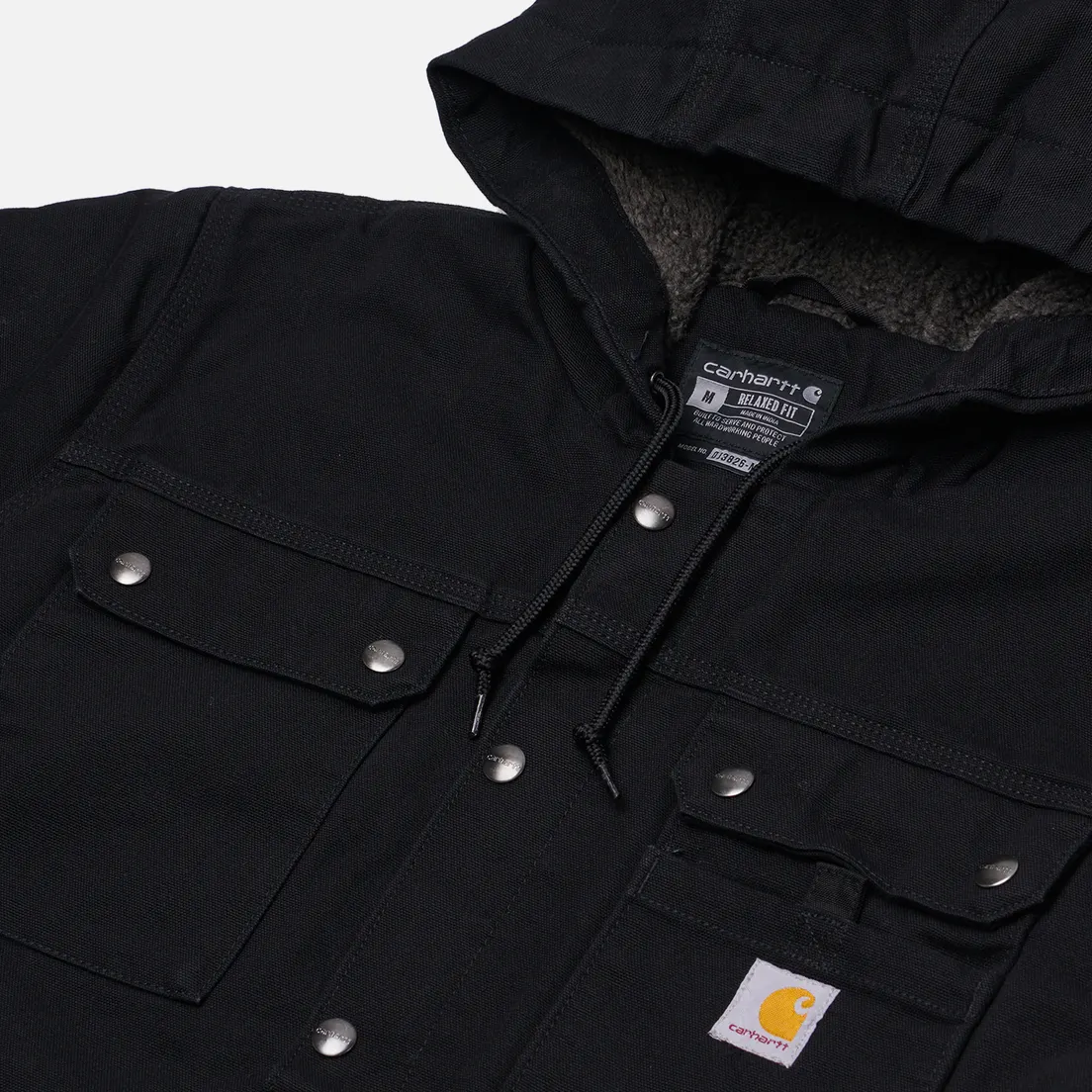 Carhartt Мужская демисезонная куртка Washed Duck Sherpa Lined Utility