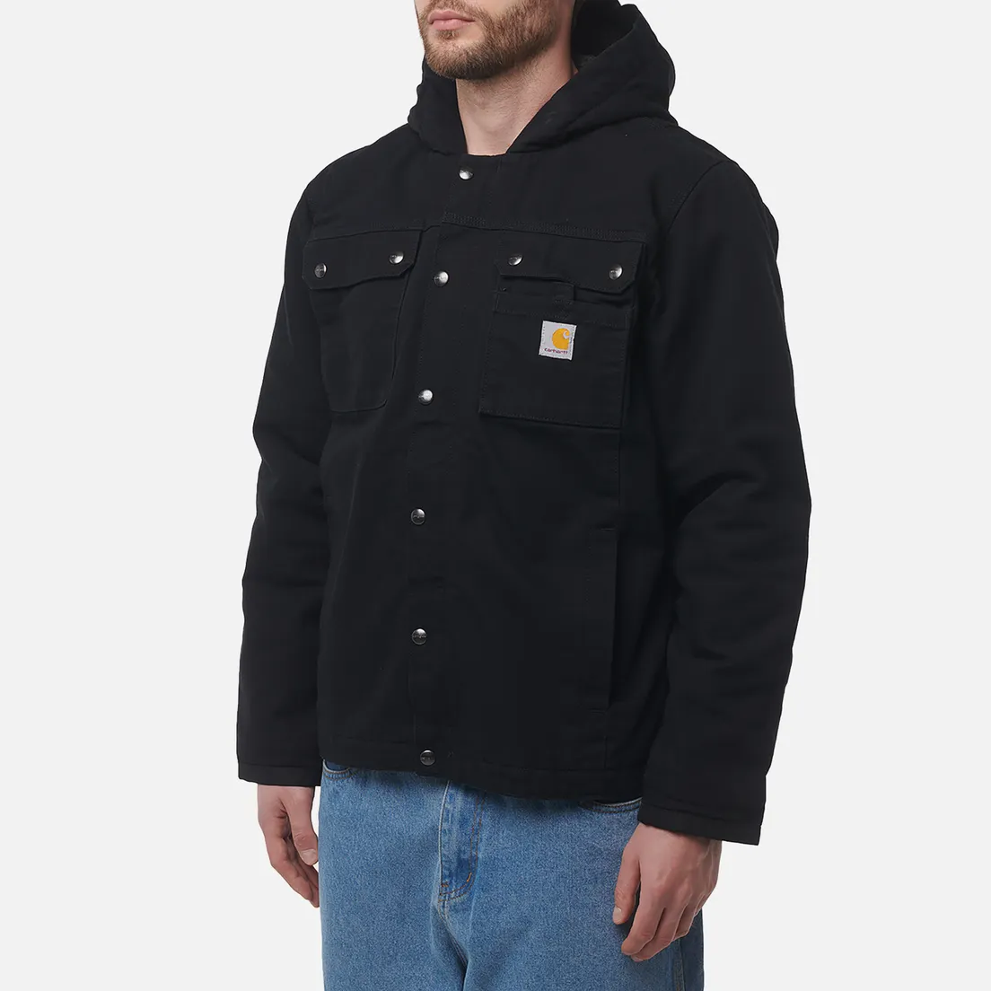 Carhartt Мужская демисезонная куртка Washed Duck Sherpa Lined Utility