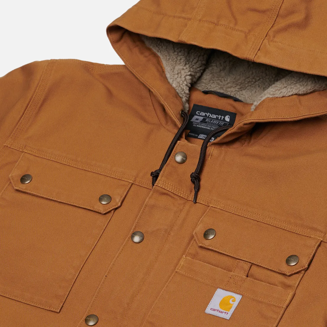 Carhartt Мужская демисезонная куртка Washed Duck Sherpa Lined Utility