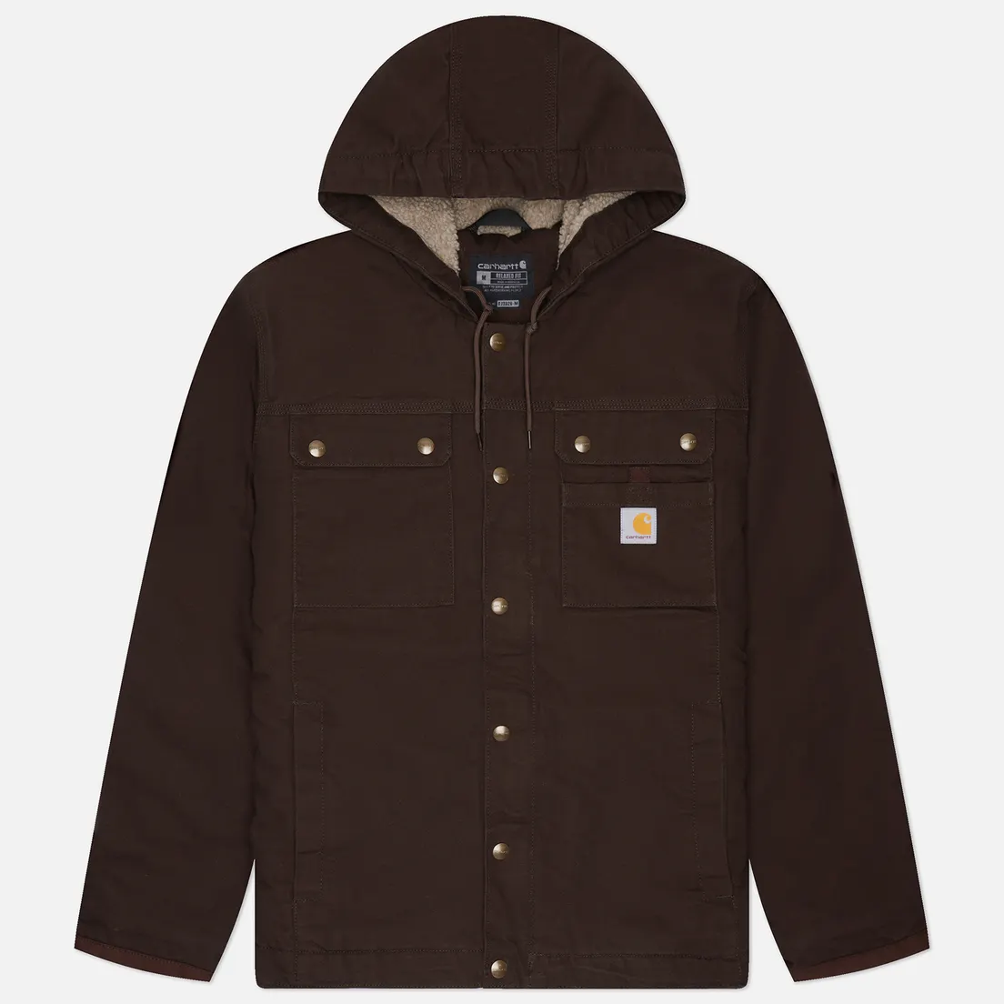 Carhartt Мужская демисезонная куртка Washed Duck Sherpa Lined Utility