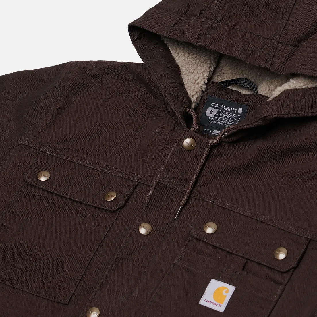 Carhartt Мужская демисезонная куртка Washed Duck Sherpa Lined Utility