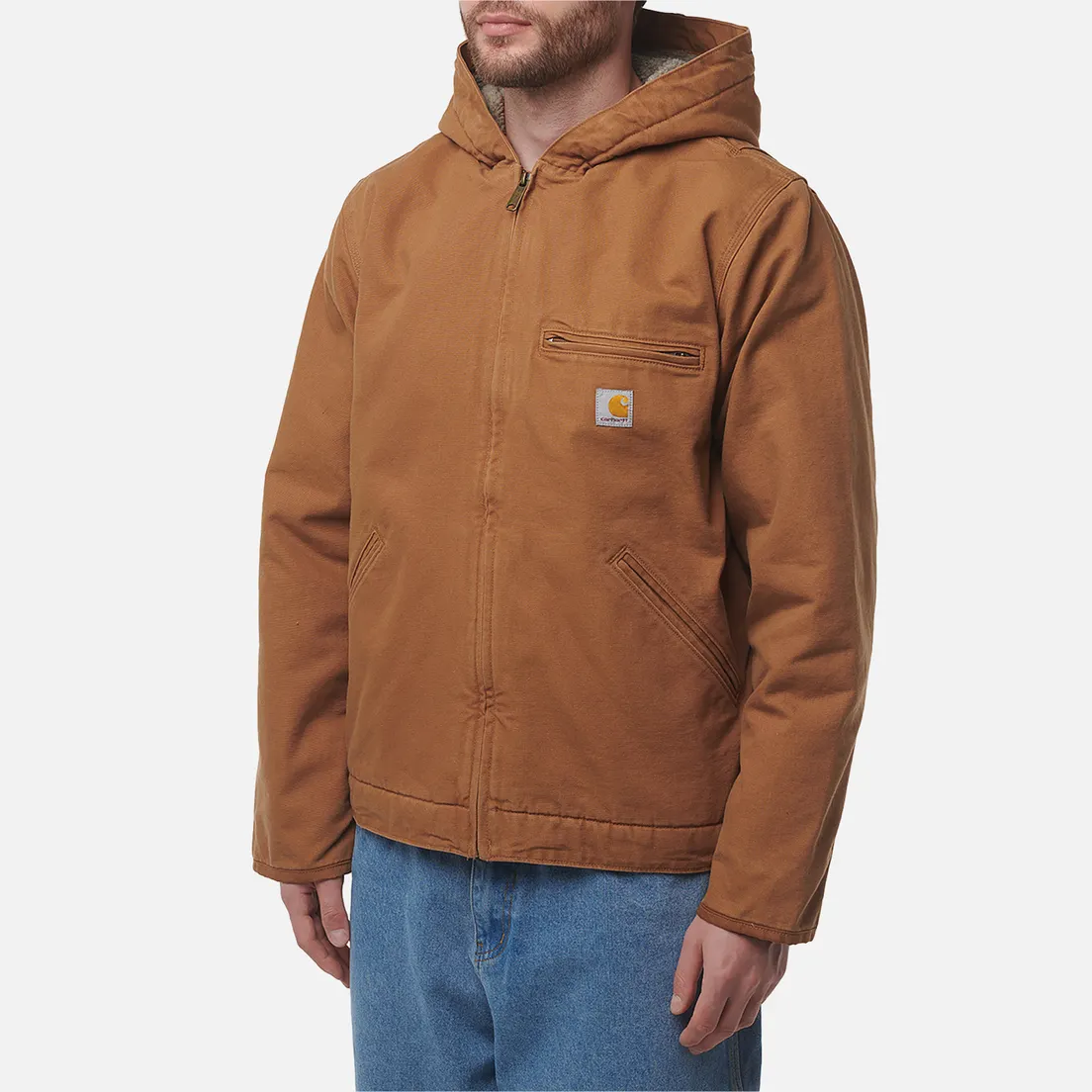 Carhartt Мужская демисезонная куртка Washed Duck Sherpa Lined