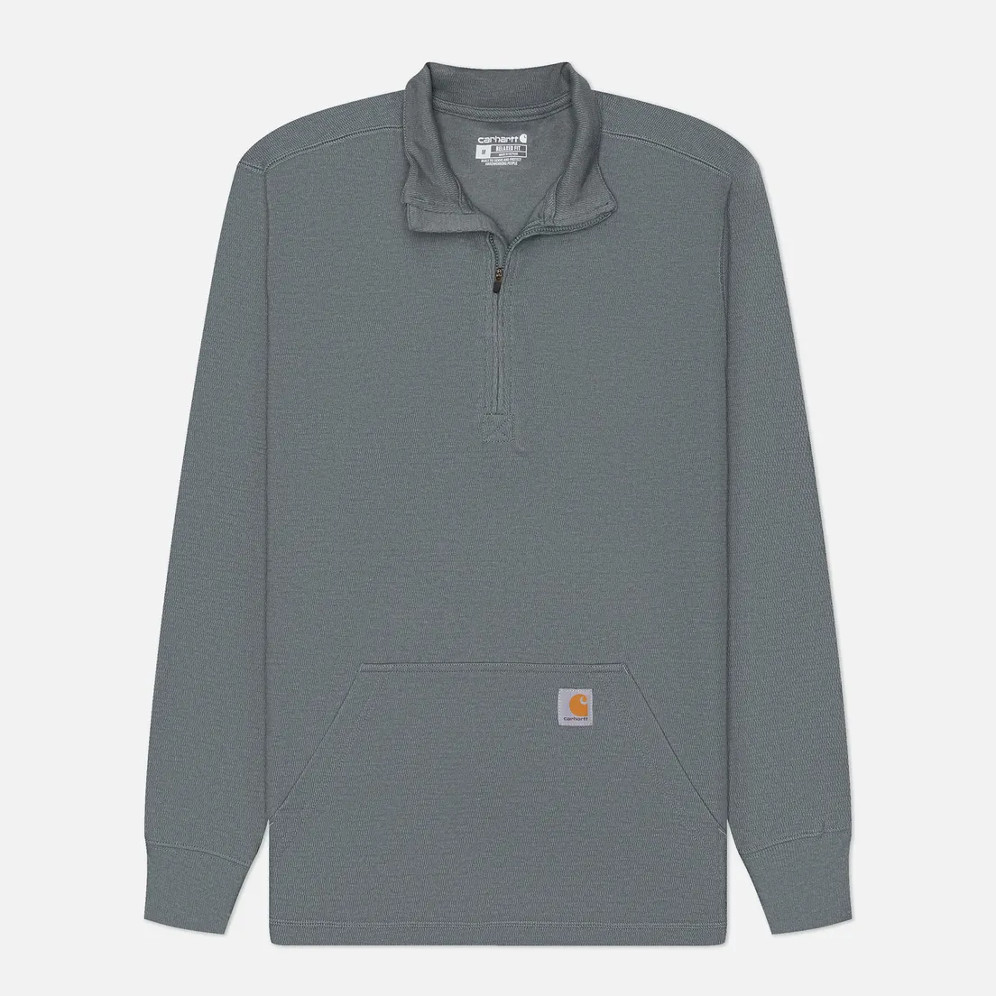 Carhartt Мужской лонгслив Relaxed Fit Heavyweight 1/2 Zip Thermal