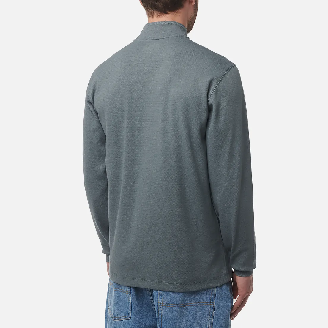 Carhartt Мужской лонгслив Relaxed Fit Heavyweight 1/2 Zip Thermal