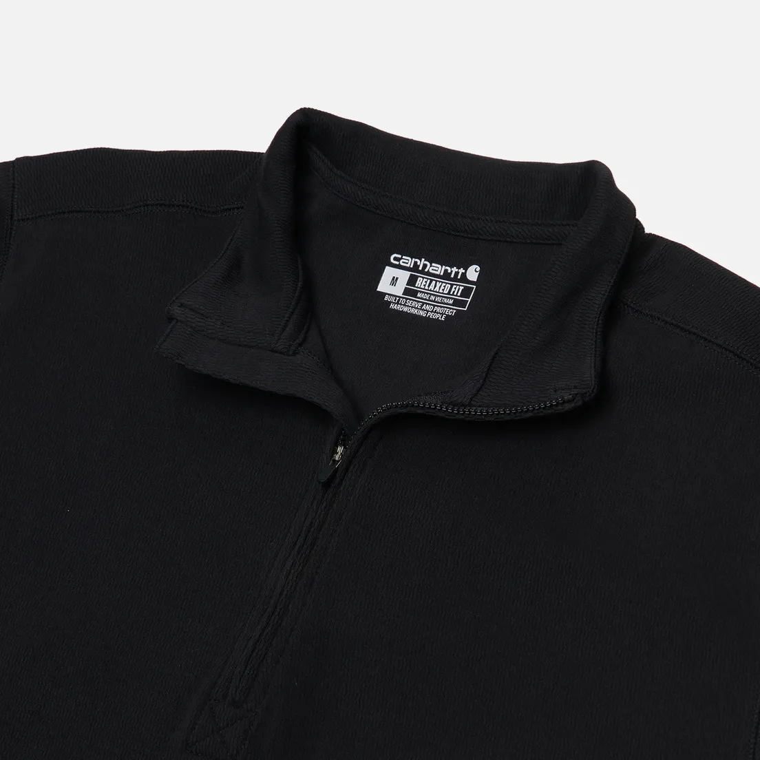 Carhartt Мужской лонгслив Relaxed Fit Heavyweight 1/2 Zip Thermal