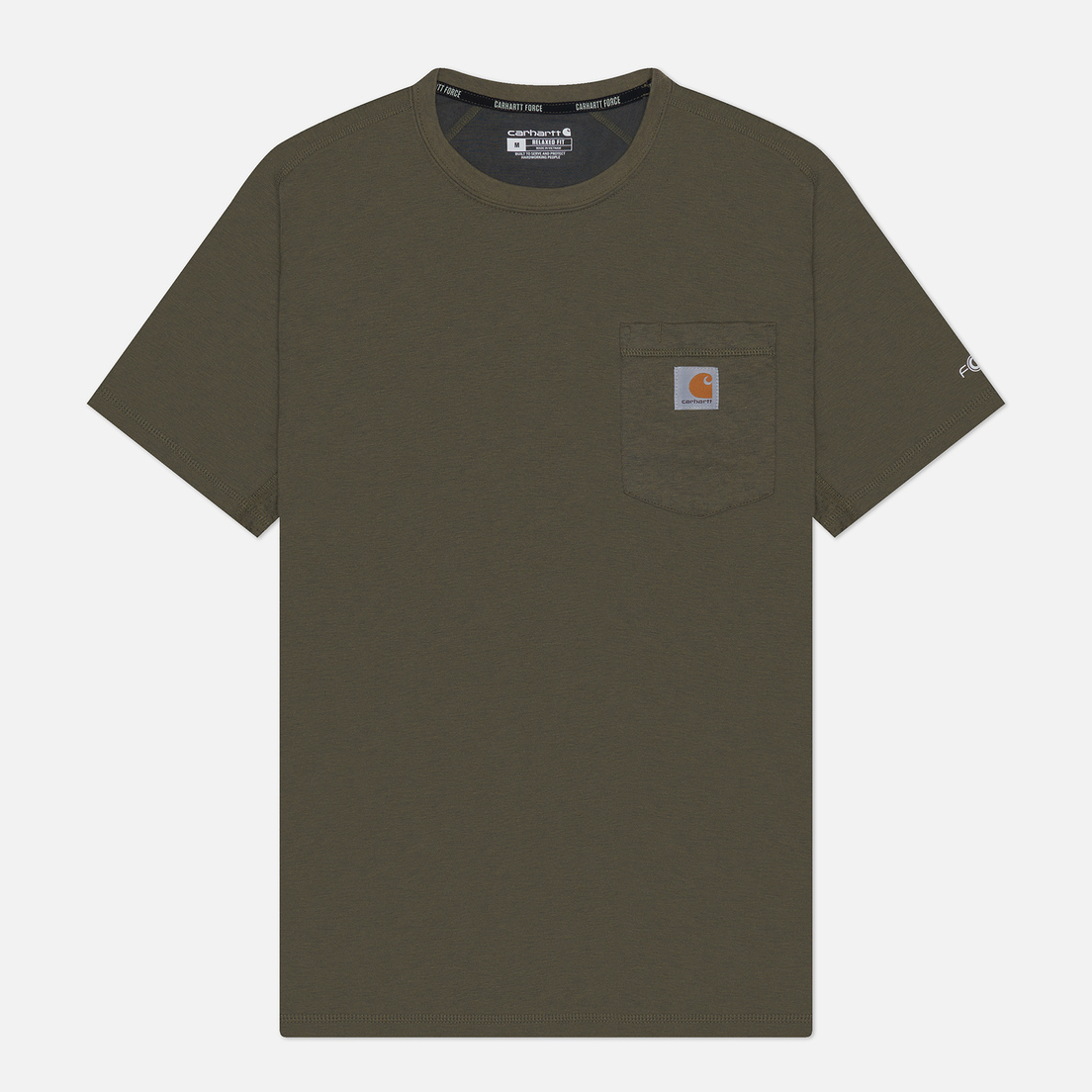 Carhartt Мужская футболка Force Relaxed Fit Midweight Pocket