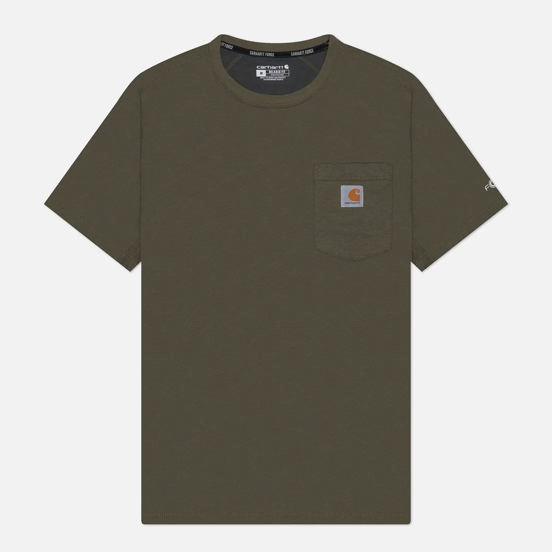 Carhartt Мужская футболка Force Relaxed Fit Midweight Pocket