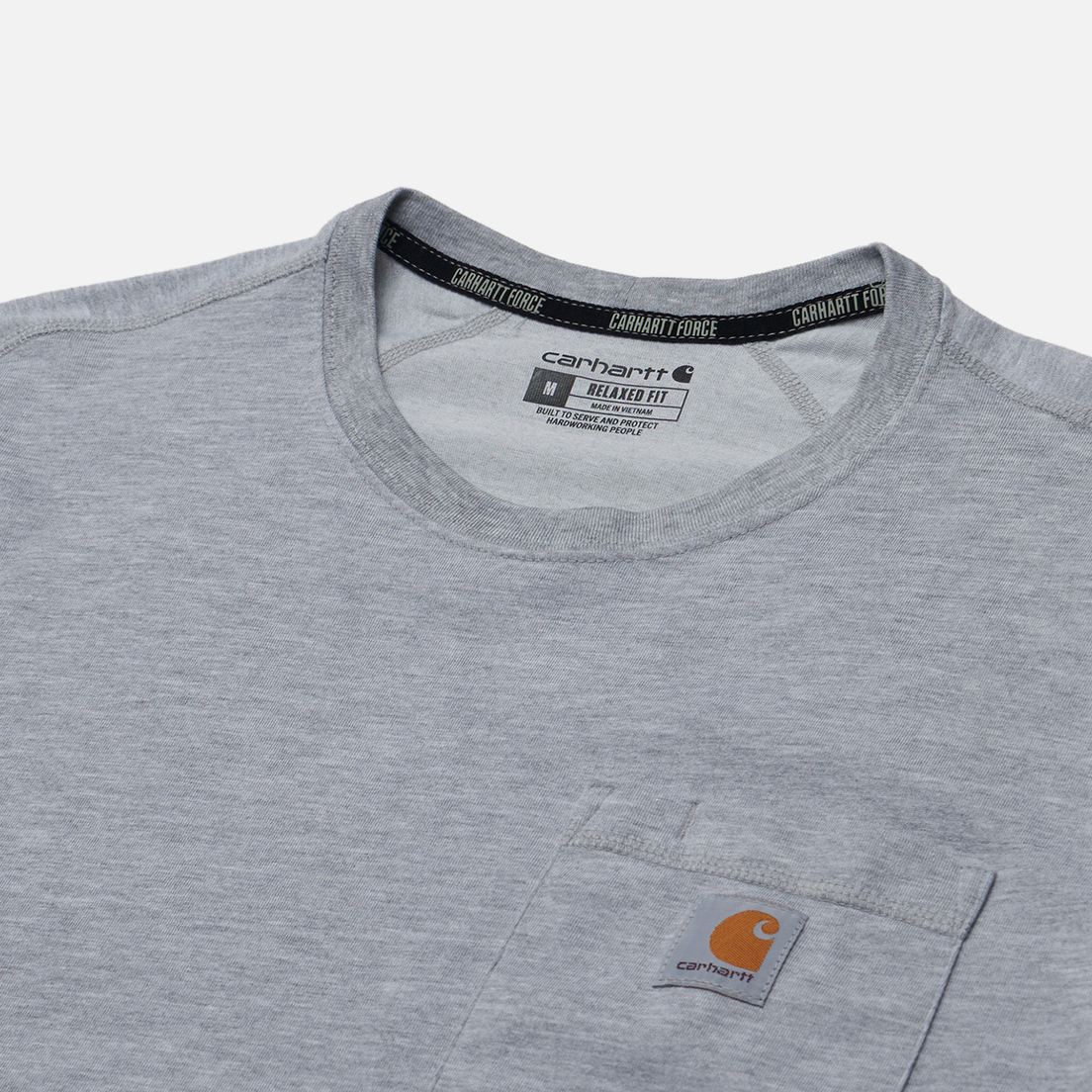 Carhartt Мужская футболка Force Relaxed Fit Midweight Pocket