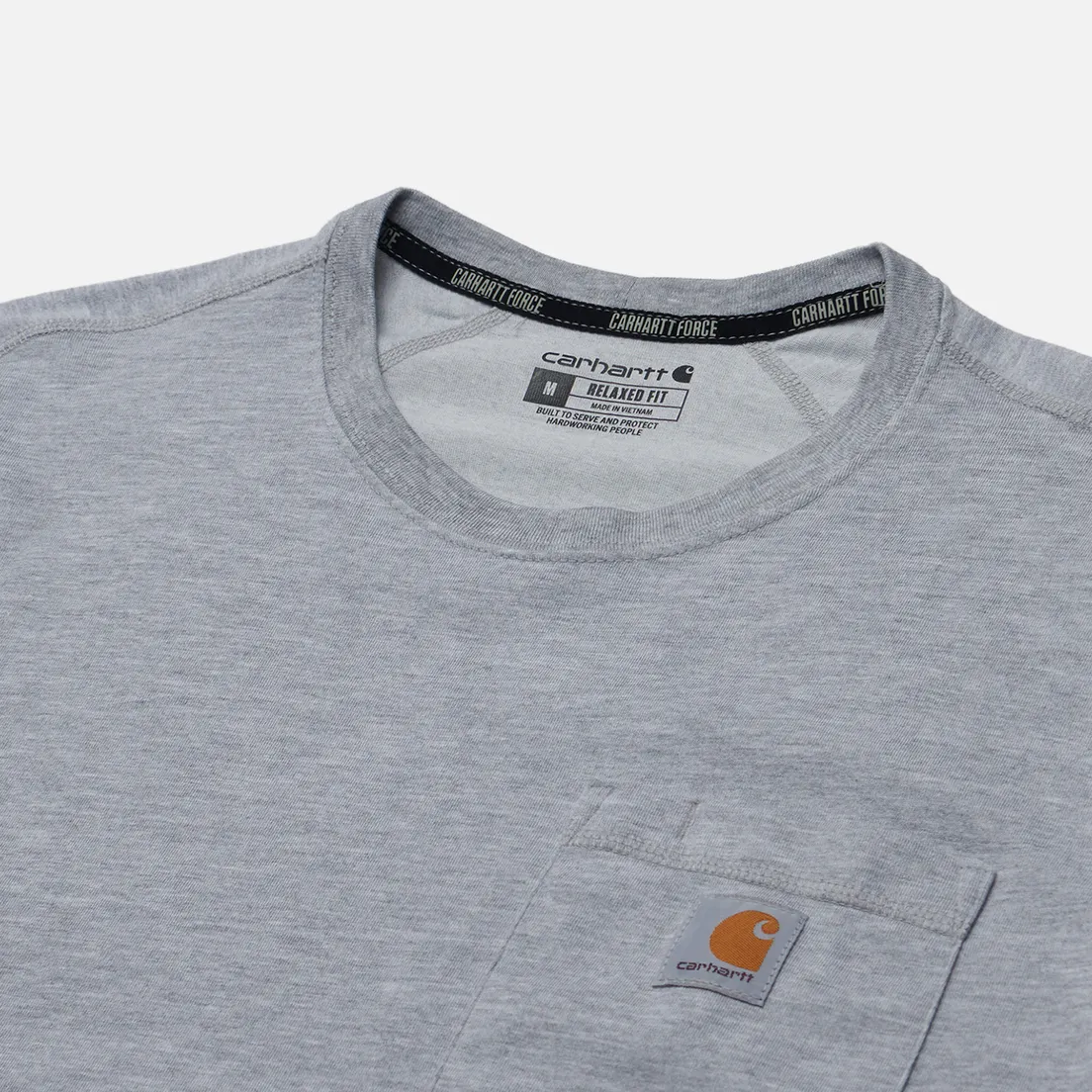 Carhartt Мужская футболка Force Relaxed Fit Midweight Pocket
