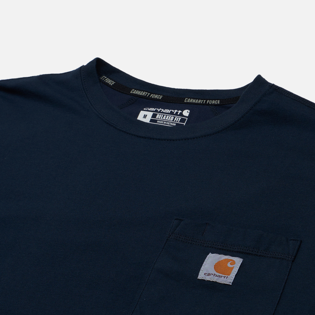 Carhartt Мужская футболка Force Relaxed Fit Midweight Pocket