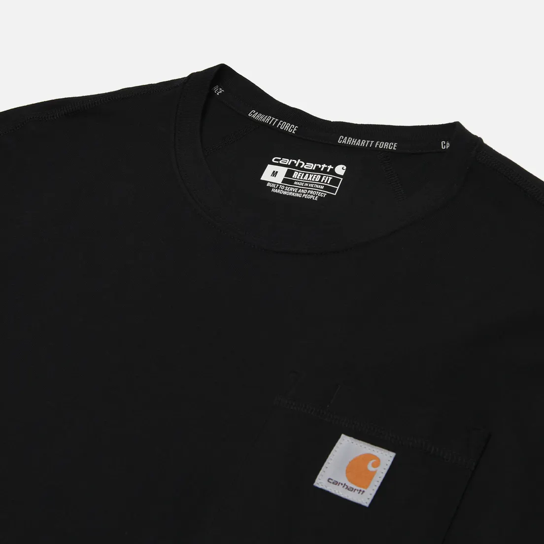 Carhartt Мужская футболка Force Relaxed Fit Midweight Pocket