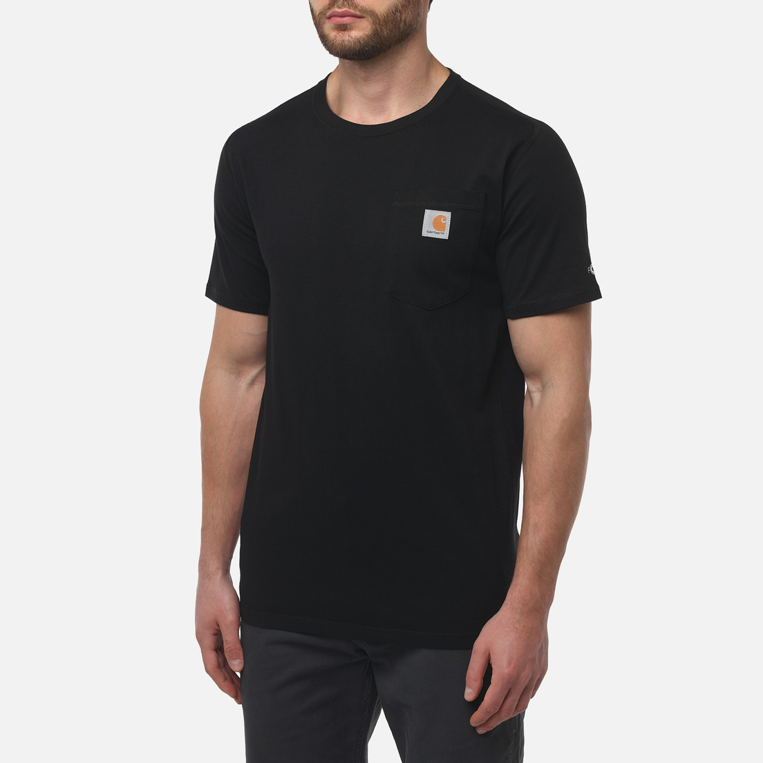 Carhartt Мужская футболка Force Relaxed Fit Midweight Pocket