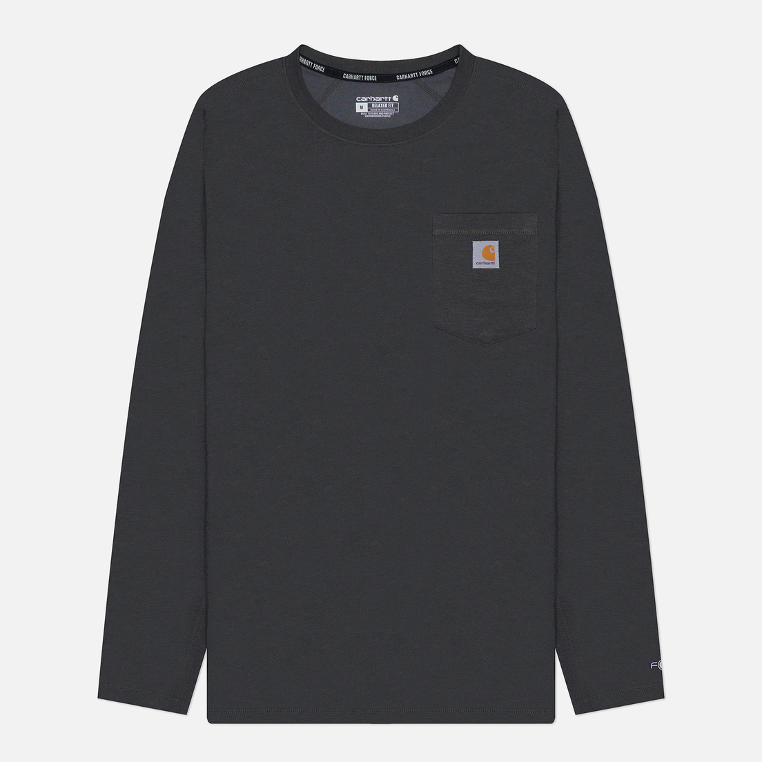 Carhartt Мужской лонгслив Force Relaxed Fit Midweight Pocket