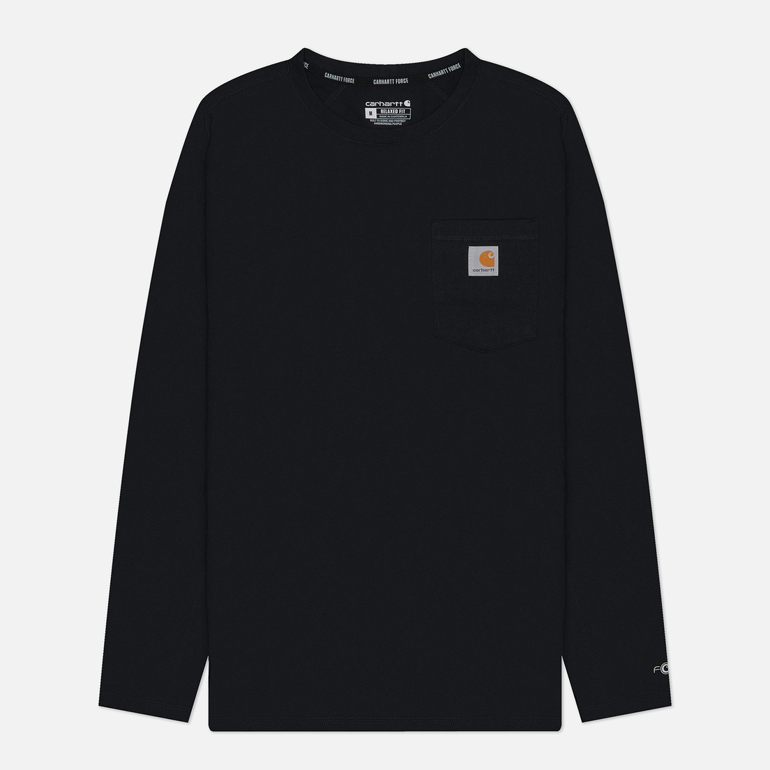 Carhartt Мужской лонгслив Force Relaxed Fit Midweight Pocket