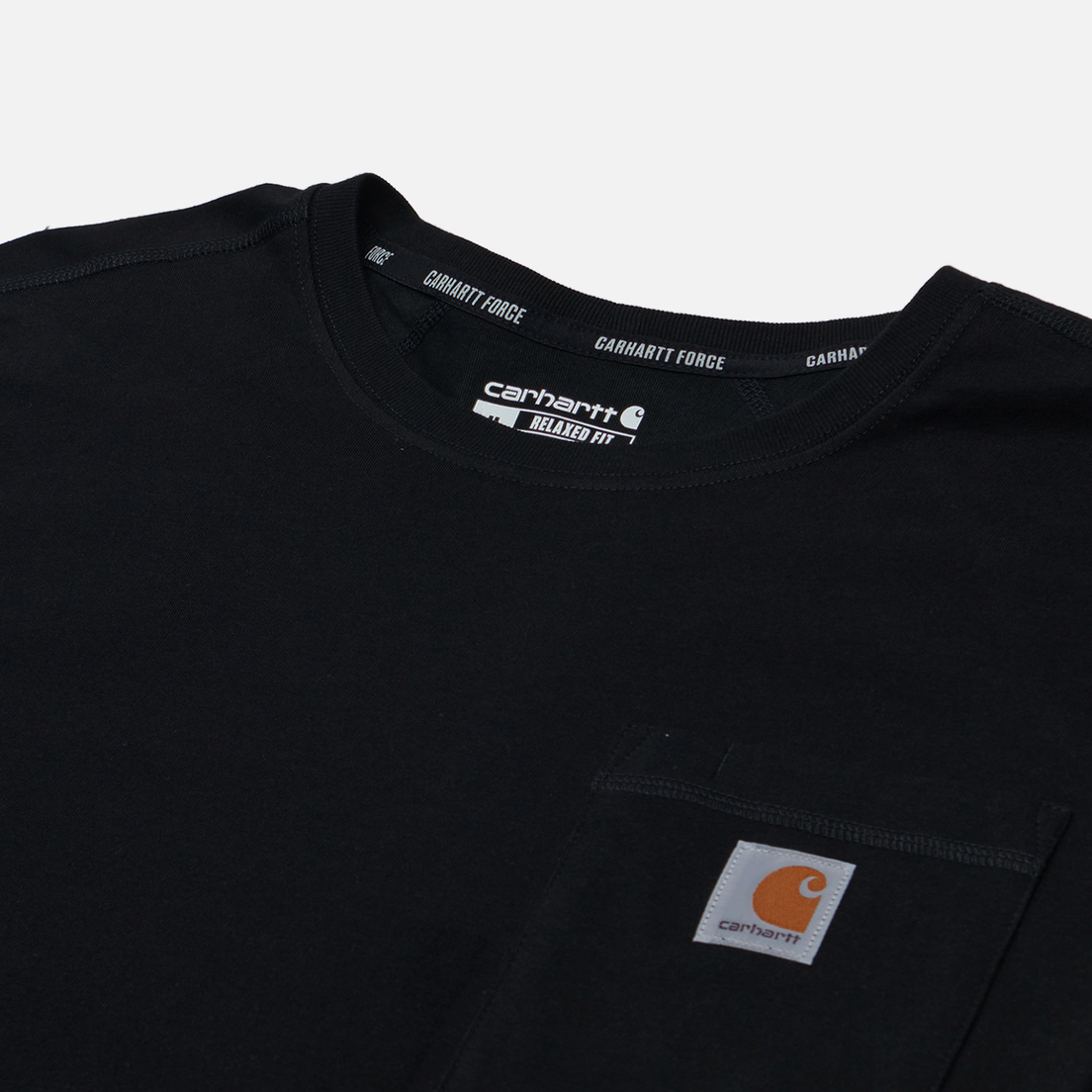 Carhartt Мужской лонгслив Force Relaxed Fit Midweight Pocket