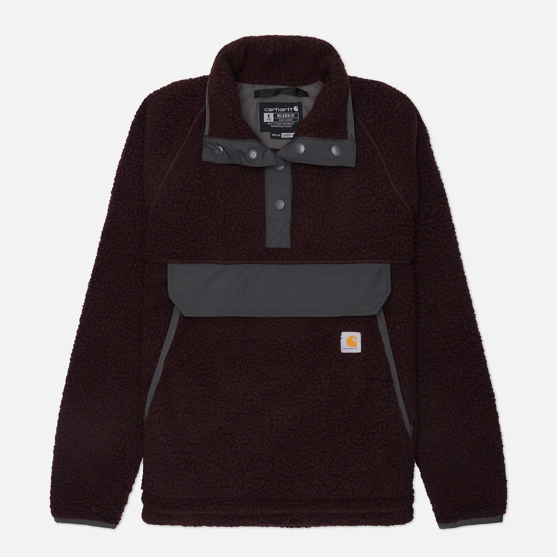 Carhartt Женская толстовка Relaxed Fit Fleece Pullover
