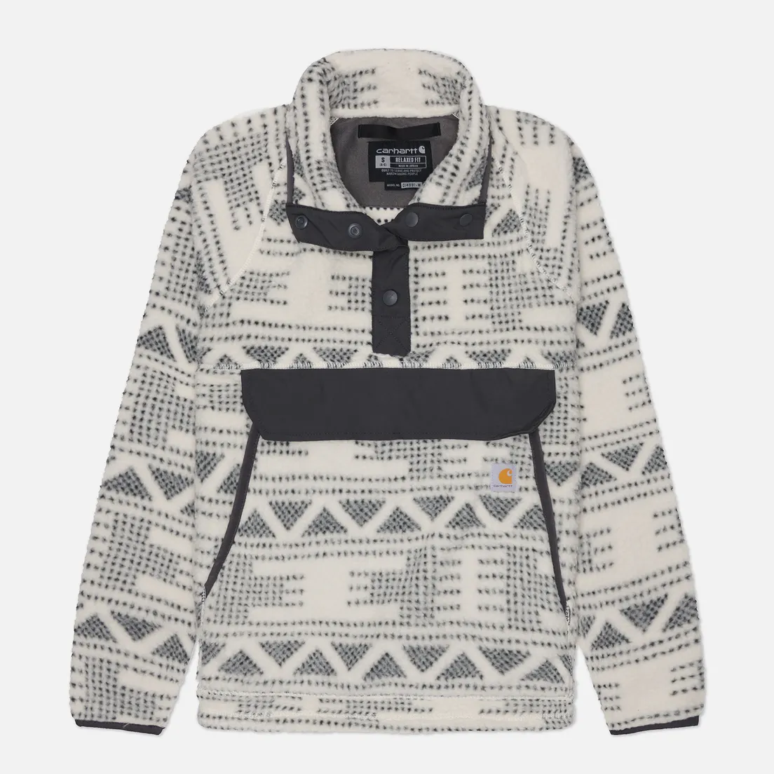 Carhartt Женская толстовка Relaxed Fit Fleece Pullover