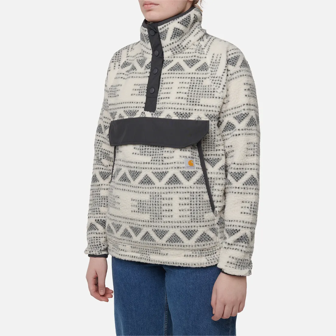 Carhartt Женская толстовка Relaxed Fit Fleece Pullover