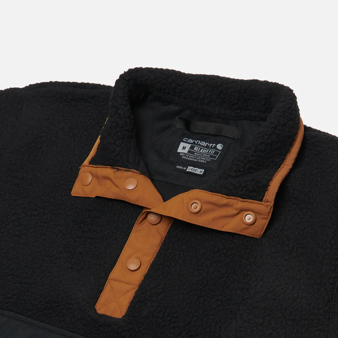 Carhartt Мужская толстовка Relaxed Fit Fleece Pullover