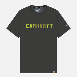 Carhartt Мужская футболка Force Relaxed Fit Midweight Block Logo Graphic