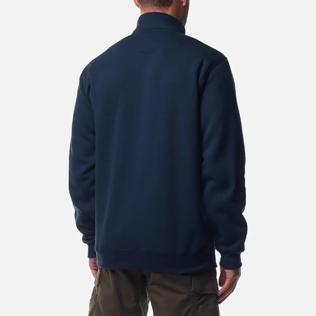 Carhartt Мужская толстовка Loose Fit Midweight Quarter-Zip Mock-Neck