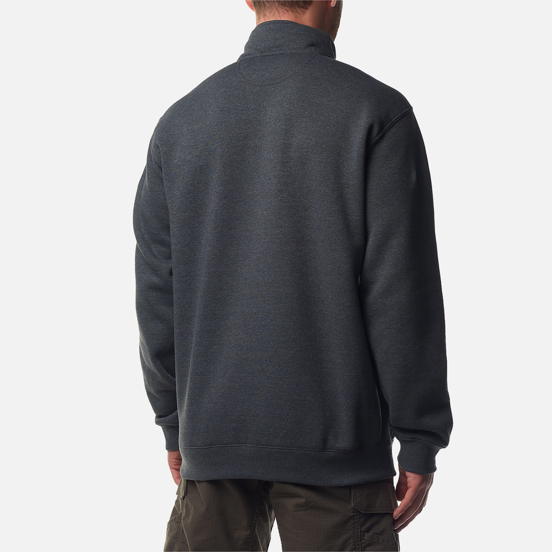 Carhartt Мужская толстовка Loose Fit Midweight Quarter-Zip Mock-Neck