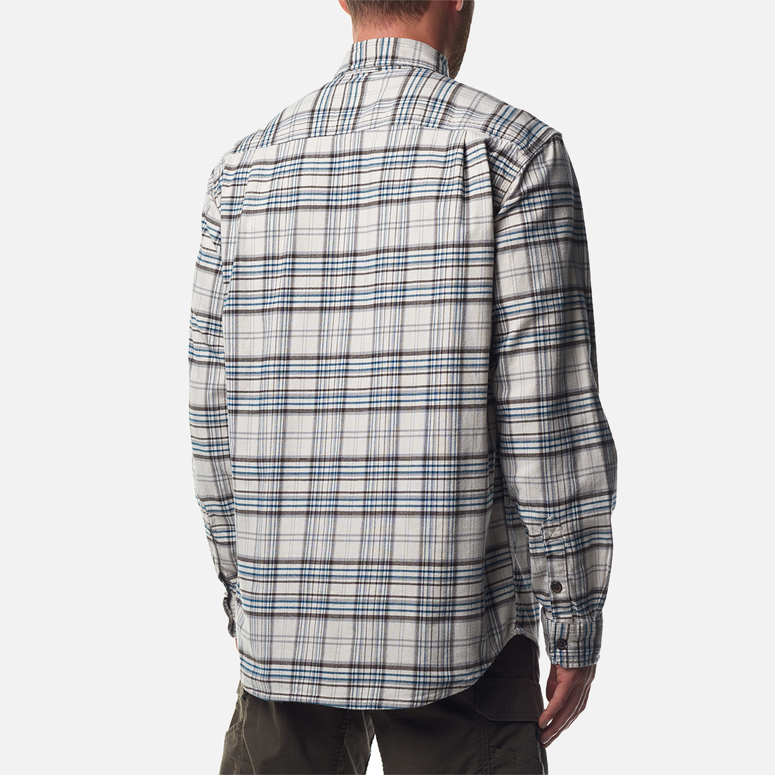 Carhartt Мужская рубашка Rugged Flex Relaxed Fit Midweight Flannel Plaid