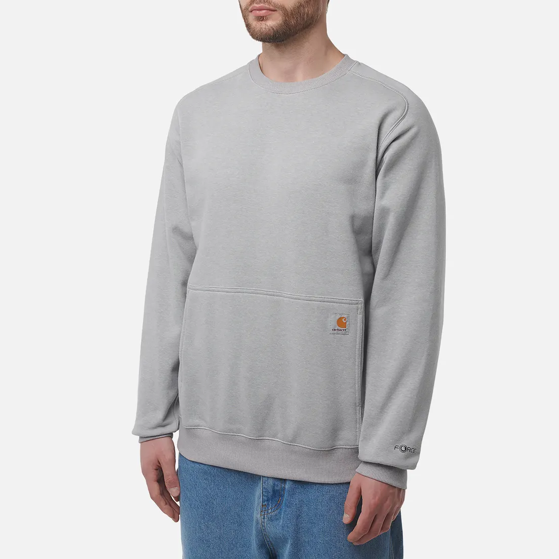 Carhartt Мужская толстовка Force Lightweight Crew Neck