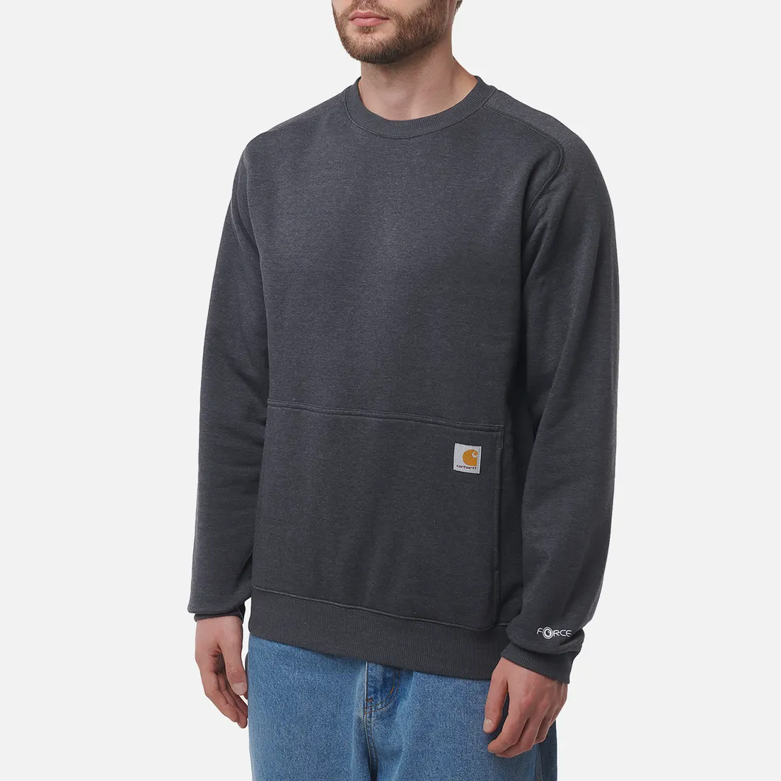 Carhartt Мужская толстовка Force Lightweight Crew Neck