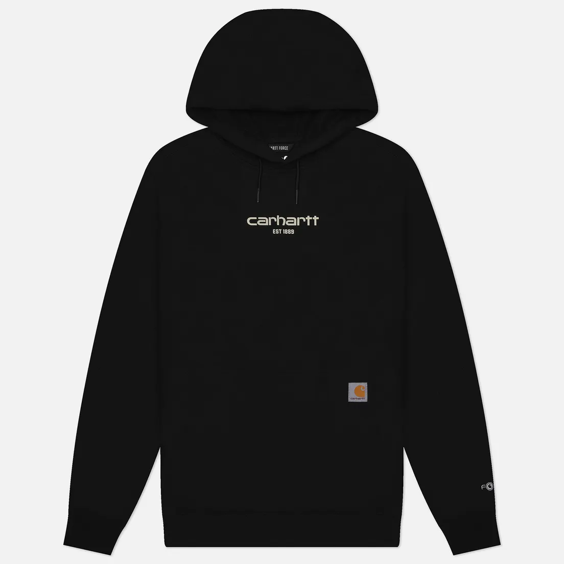 Carhartt Мужская толстовка Force Relaxed Fit Lightweight Logo Graphic Hoodie
