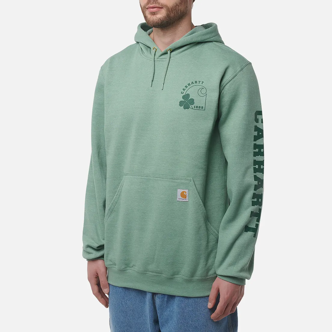 Carhartt Мужская толстовка Loose Fit Midweight Hoodie Shamrock