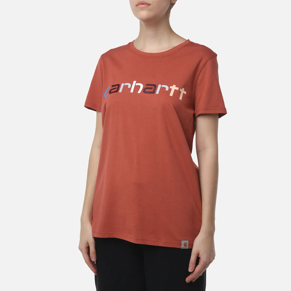 Carhartt Женская футболка Relaxed Fit Lightweight Multicolor Logo Graphic