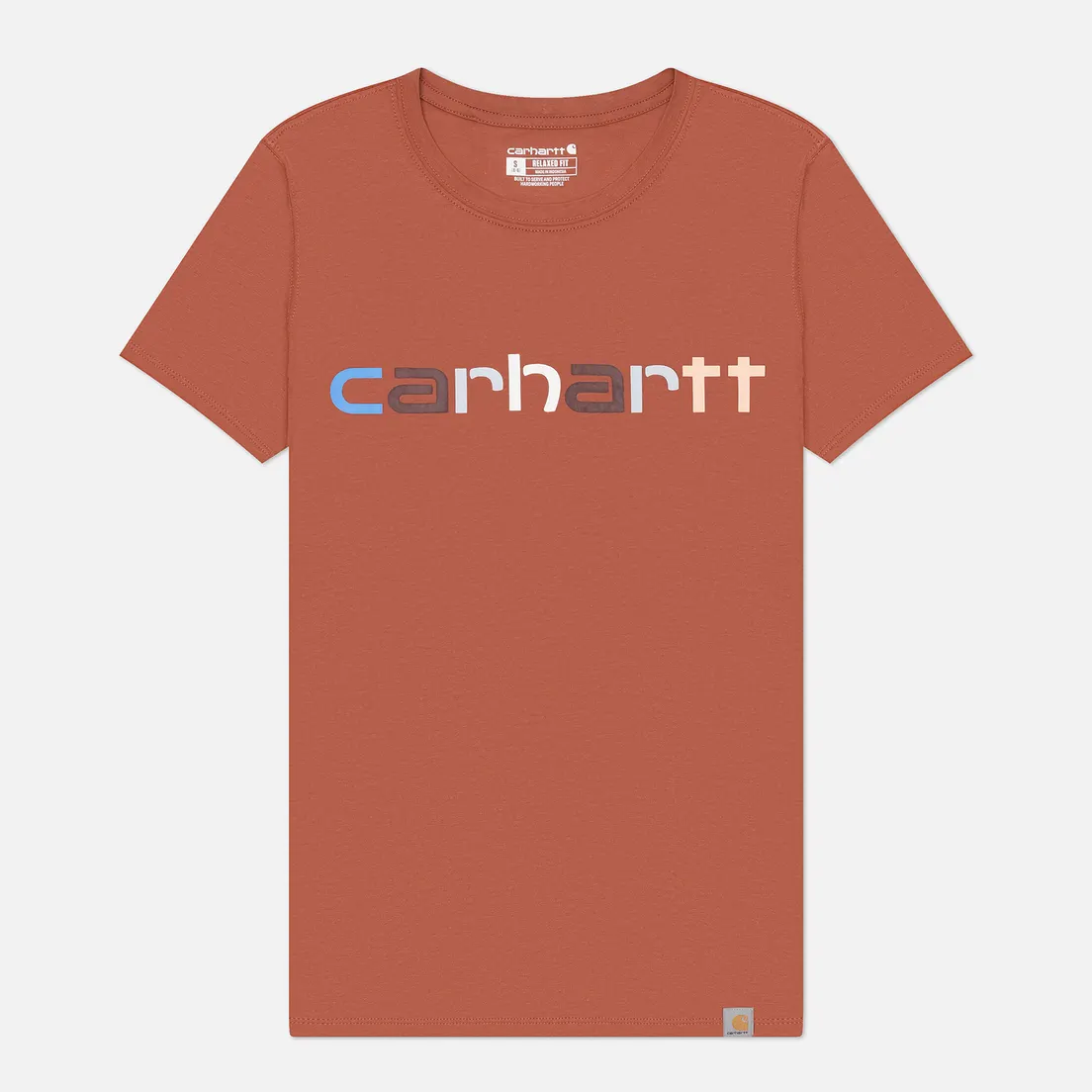 Carhartt Женская футболка Relaxed Fit Lightweight Multicolor Logo Graphic