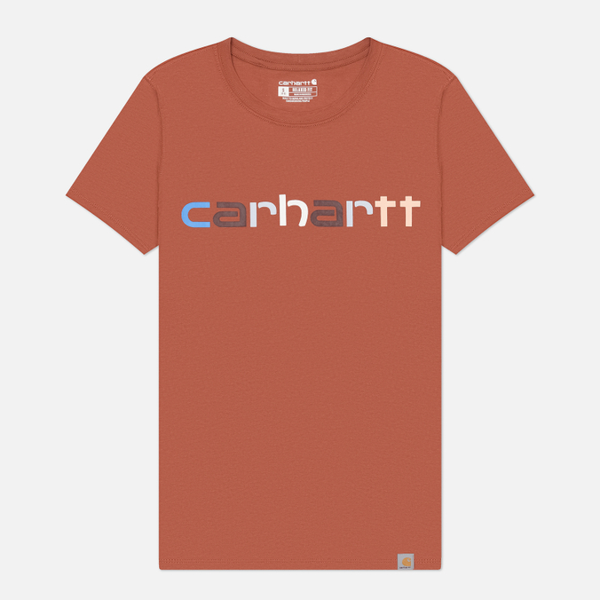 Женская футболка Carhartt Relaxed Fit Lightweight Multicolor Logo Graphic