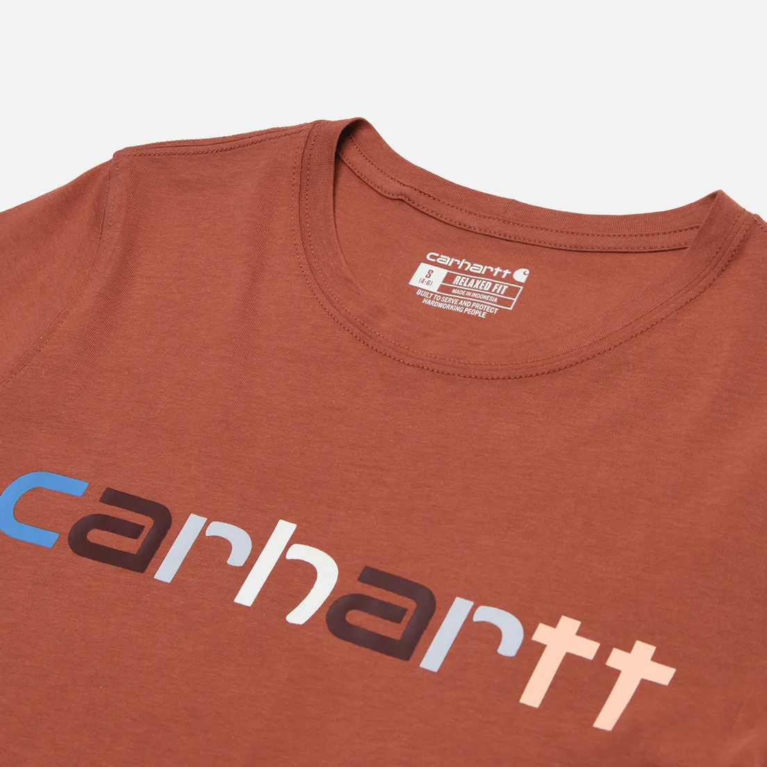 Carhartt Женская футболка Relaxed Fit Lightweight Multicolor Logo Graphic
