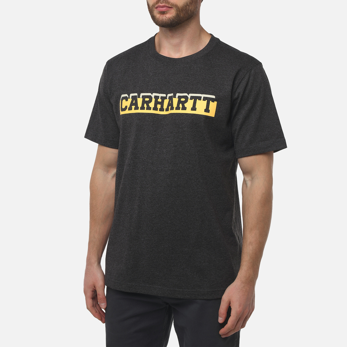 Carhartt Мужская футболка Relaxed Heavyweight Logo Graphic