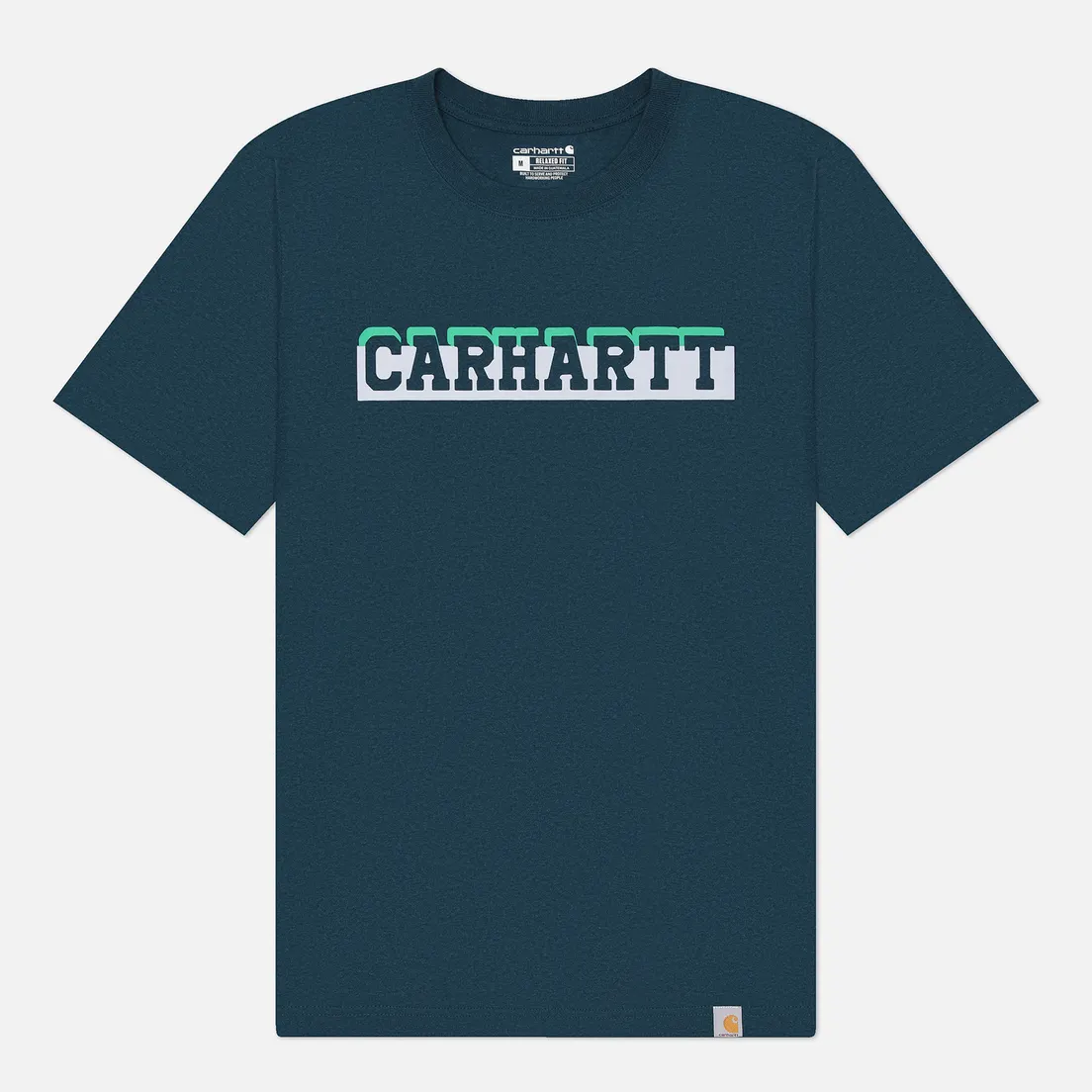 Carhartt Мужская футболка Relaxed Heavyweight Logo Graphic