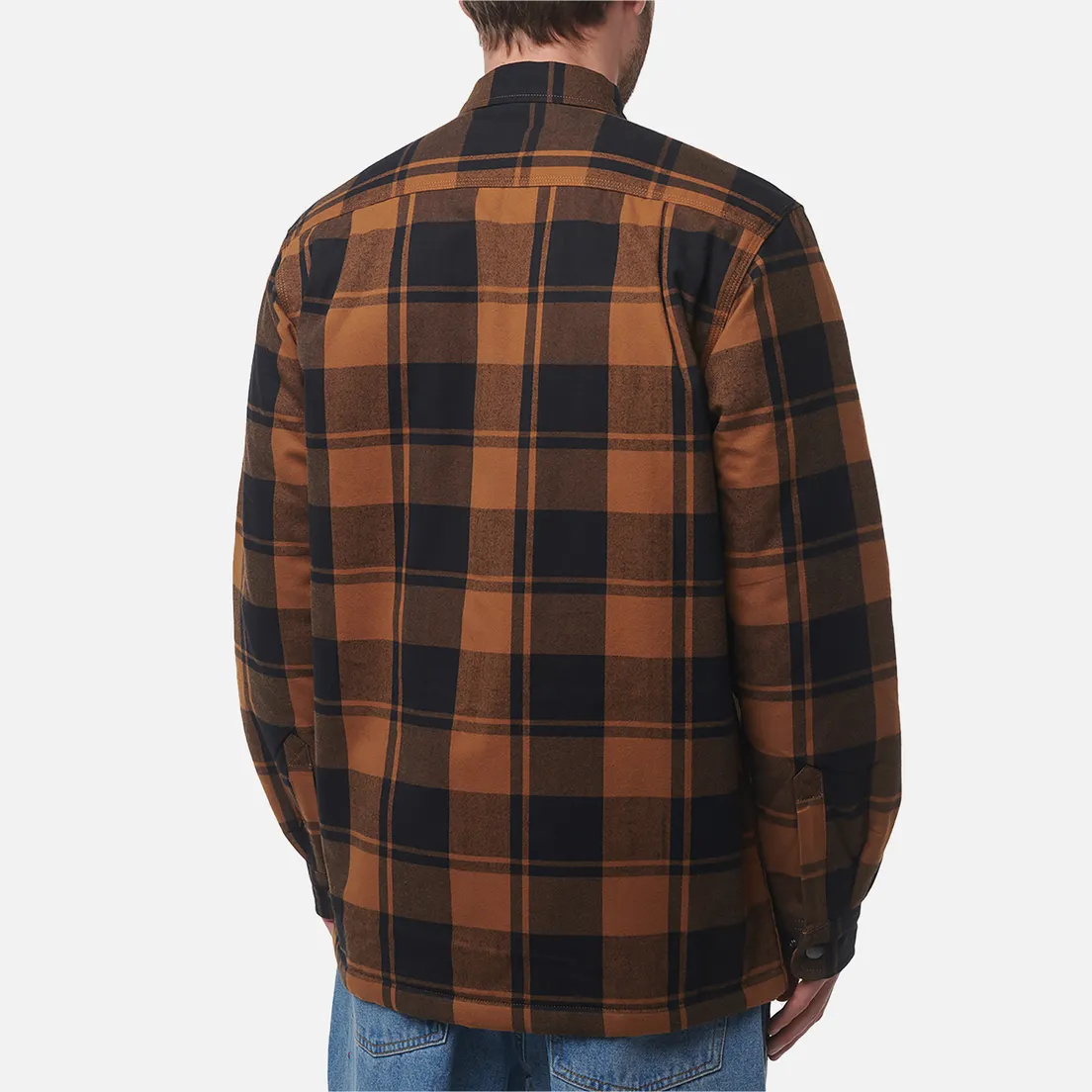 Carhartt Мужская рубашка Relaxed Fit Heavyweight Flannel Overshirt