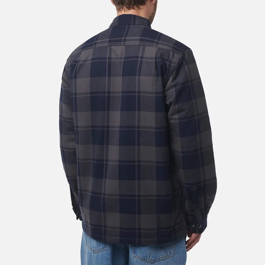 Carhartt Мужская рубашка Relaxed Fit Heavyweight Flannel Overshirt