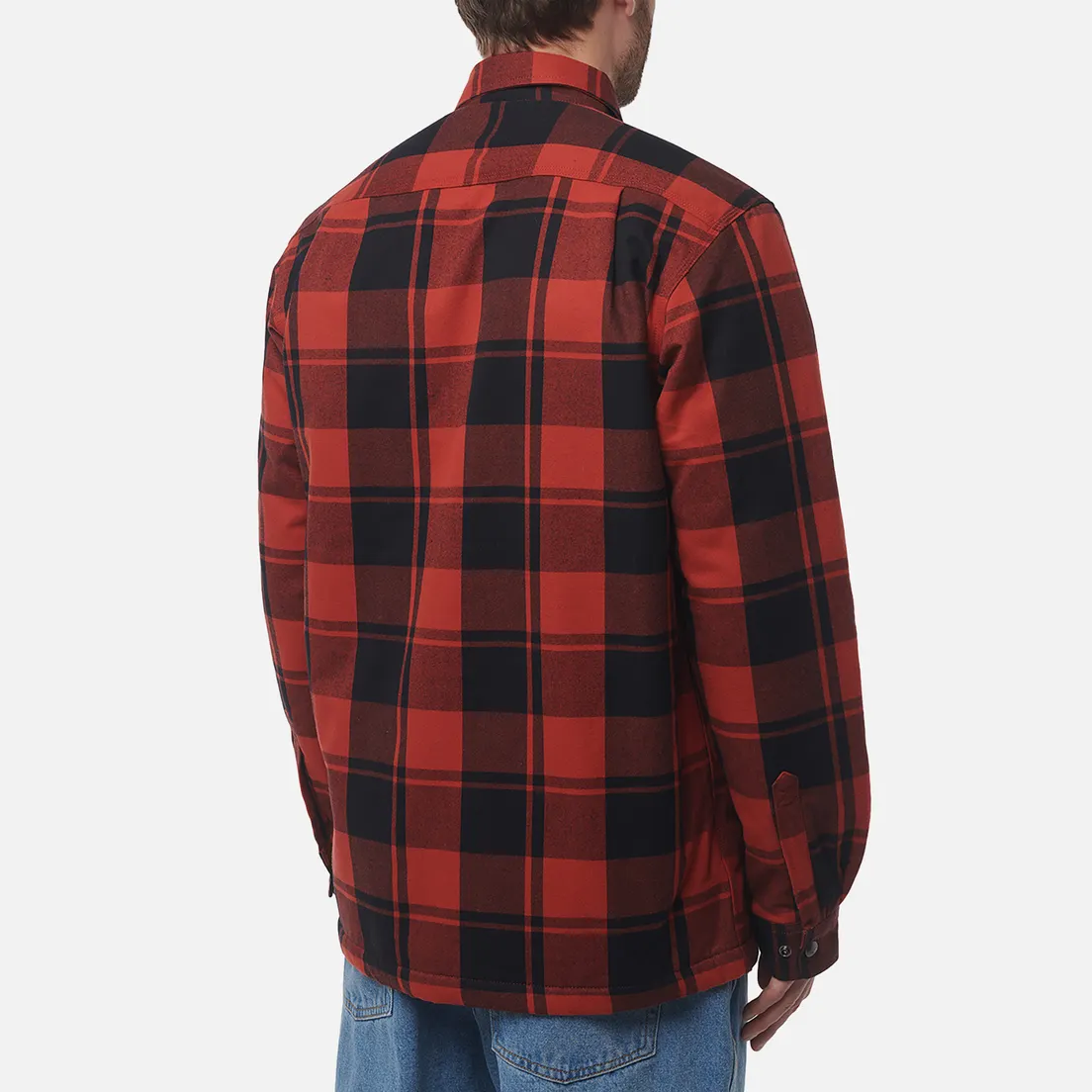 Carhartt Мужская рубашка Relaxed Fit Heavyweight Flannel Overshirt