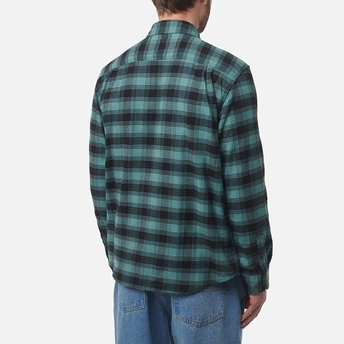 Carhartt Мужская рубашка Rugged Flex Relaxed Midweight Flannel Plaid