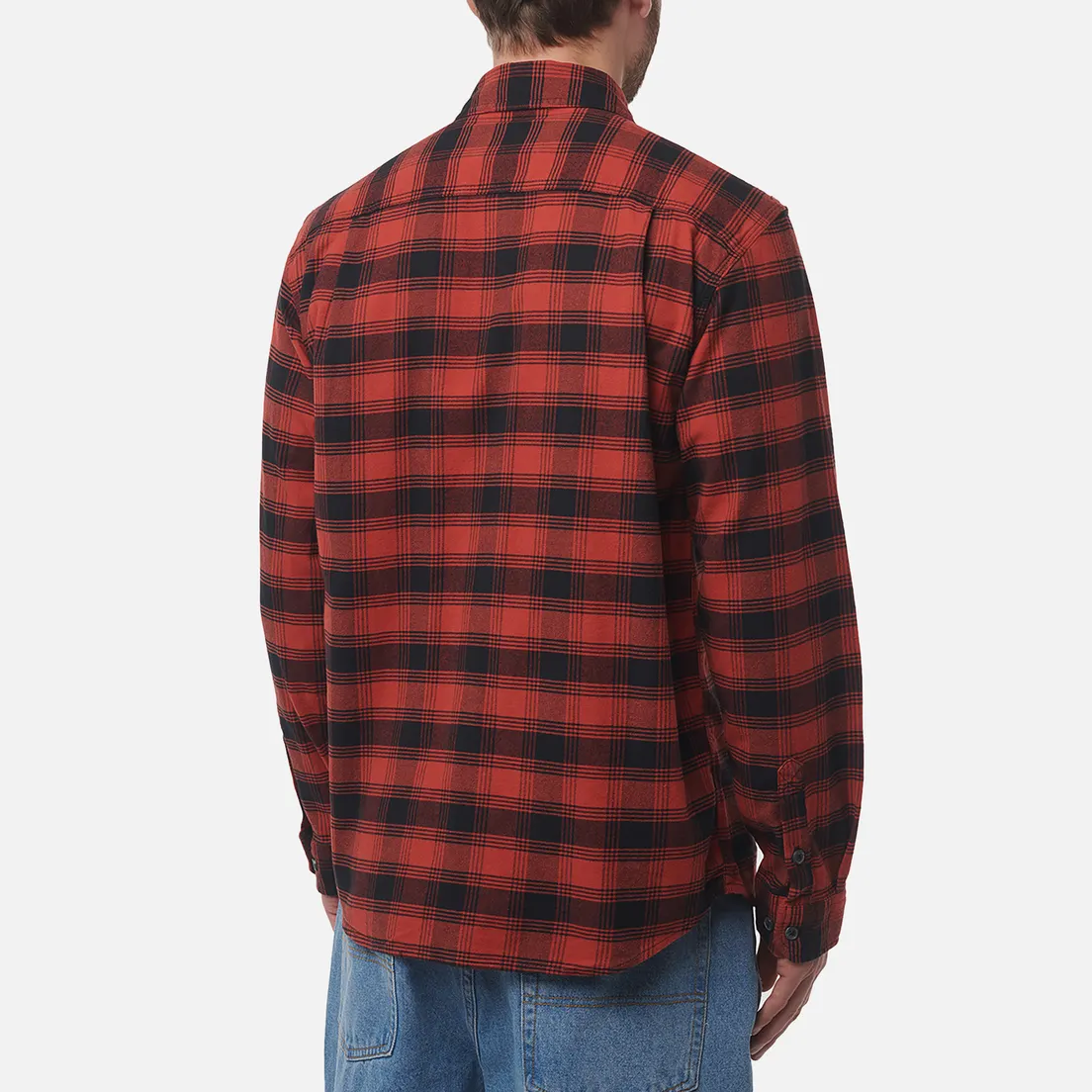 Carhartt Мужская рубашка Rugged Flex Relaxed Midweight Flannel Plaid