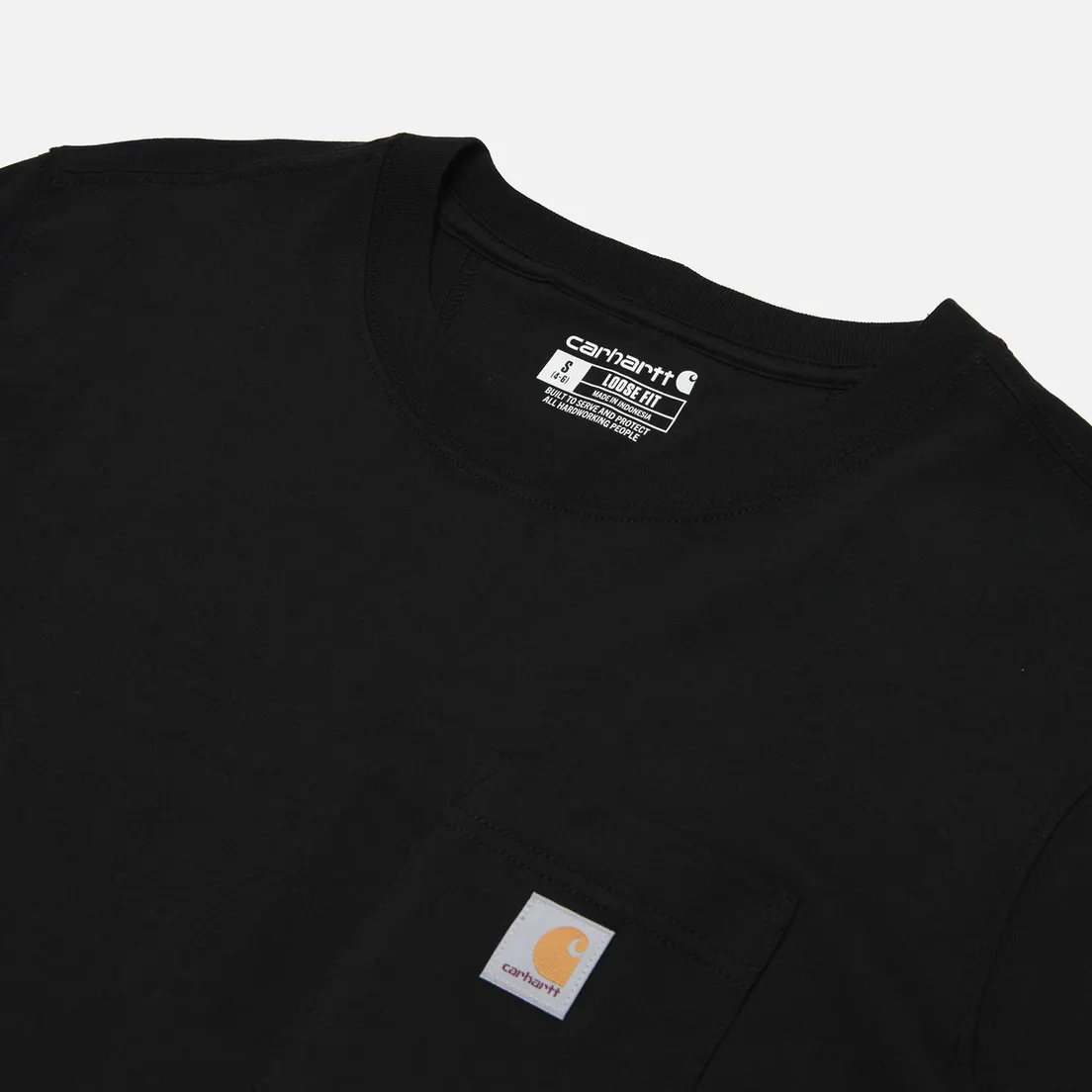 Carhartt Женский лонгслив Tencel Fiber Series Loose Fit Crew Neck Pocket