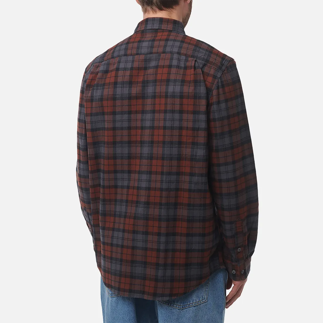 Carhartt Мужская рубашка Loose Fit Heavyweight Flannel Plaid